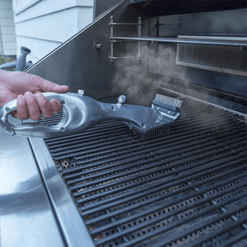 Dampfgrillbürste für mühelose BBQ-Reinigung