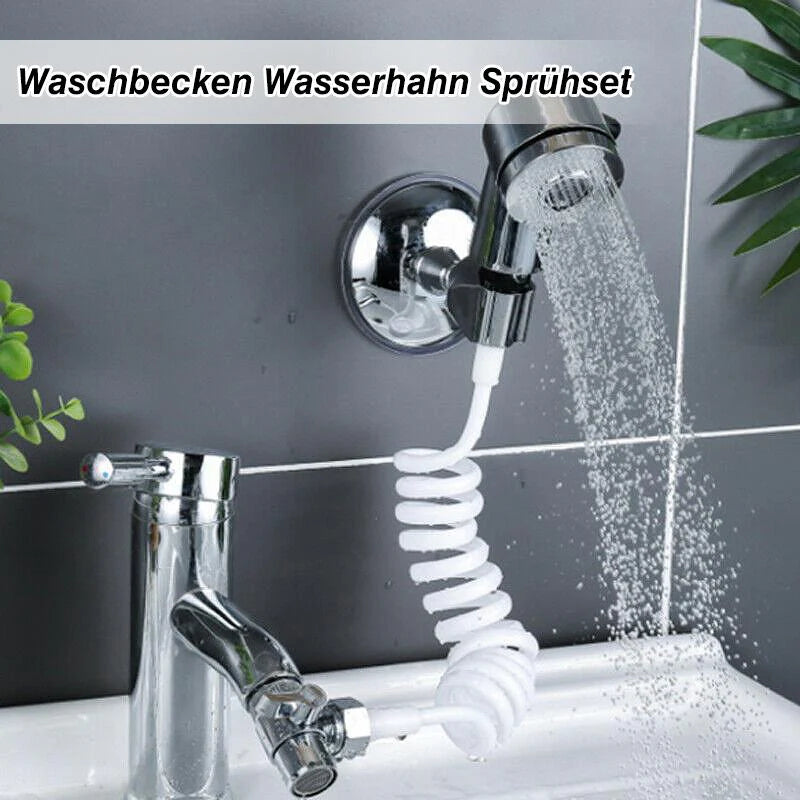 Erweiterbares Sprühset für den Wasserhahn