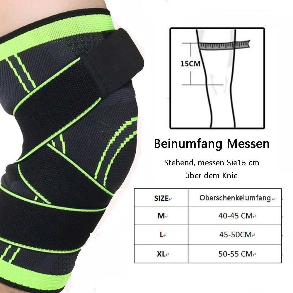 Atmungsaktive & fixierbare Kniestütze