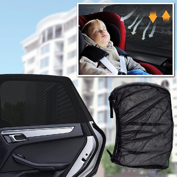Auto-Sonnenvorhänge mit einfacher Befestigung (4 Stk.)
