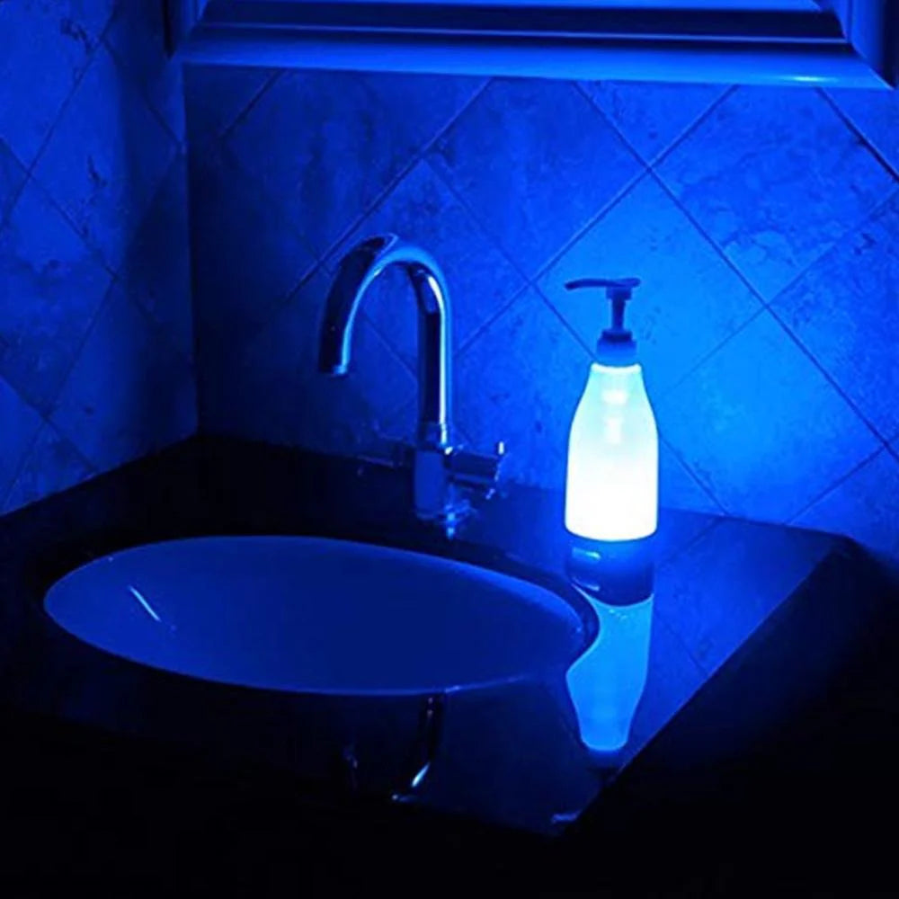 Automatischer Seifenspender mit LED-Beleuchtung