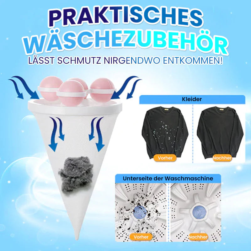 Effektiver Waschmaschinen-Filterbeutel gegen Haare
