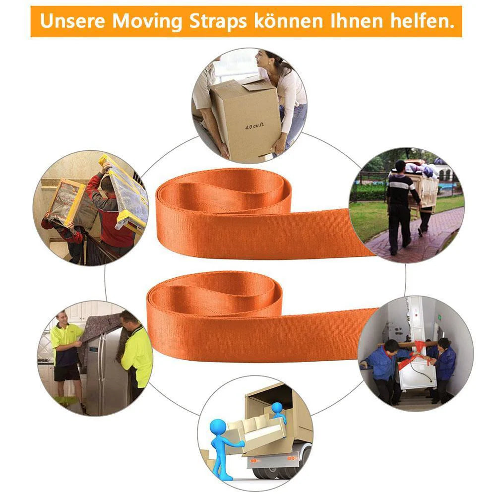 Ergonomische Hebegurte für Möbel & schwere Lasten
