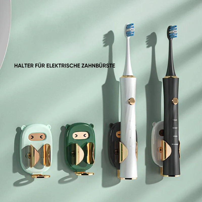 Wandmontierter Halter für elektrische Zahnbürsten