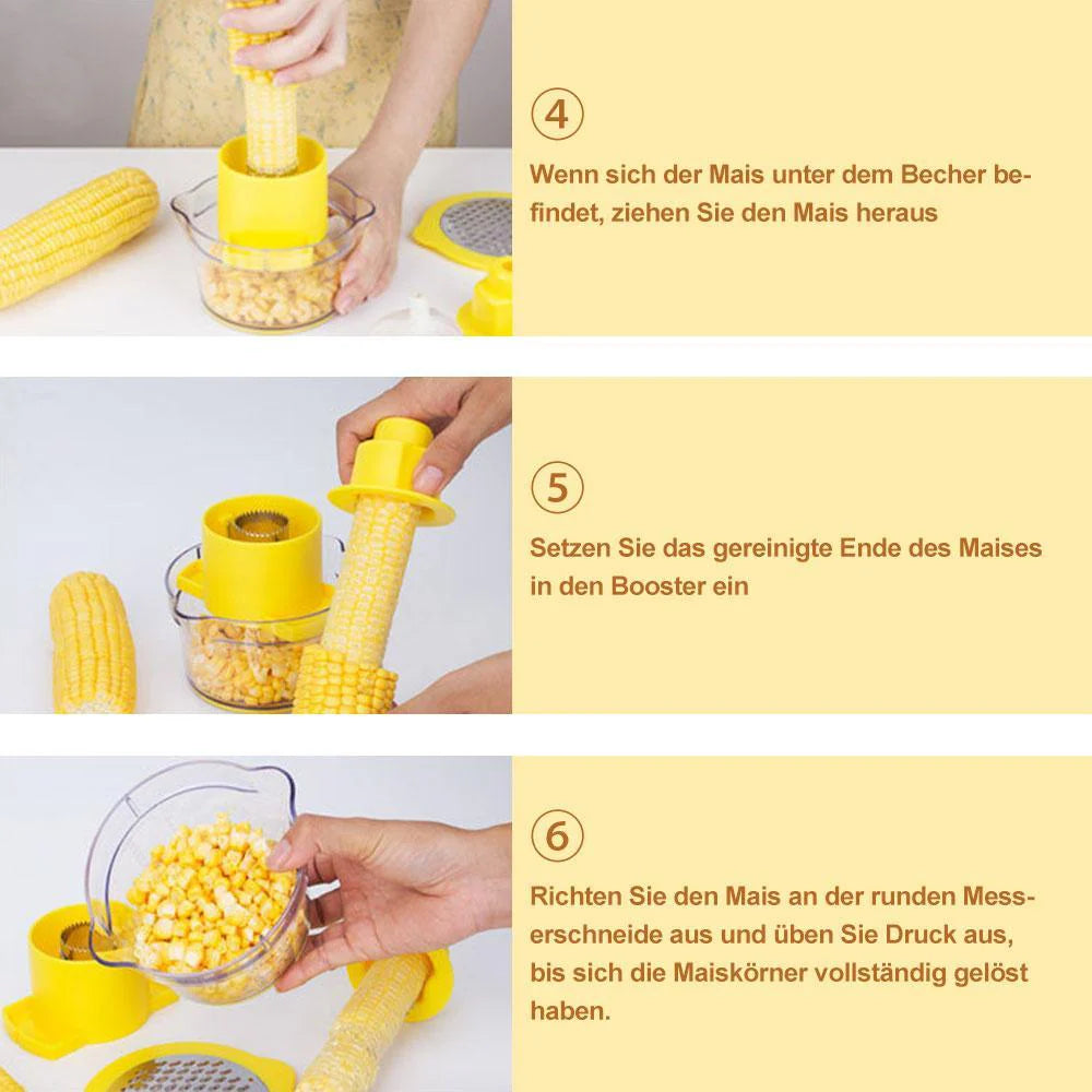 Edelstahl-Maschine zum Schälen von Maiskolben