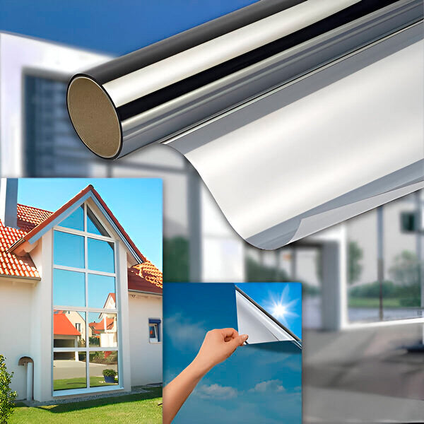 Spiegelglas-Folie selbstklebend (40 x 200 cm)