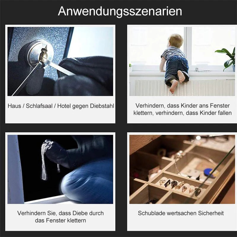 Sicherheitsalarm für Türen und Fenster