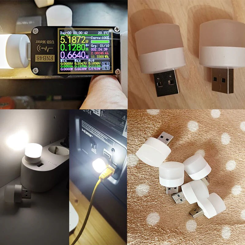 Dimmbares USB-LED-Nachtlicht mit Augenschutz