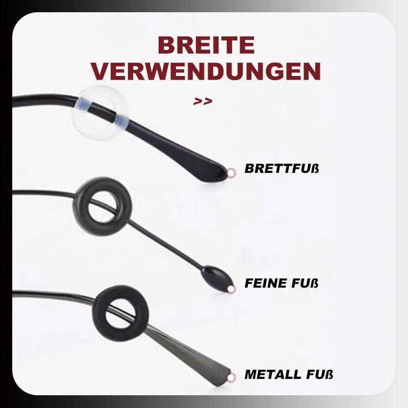Bequeme Anti-Rutsch-Pads für Brillen (5 Stk.)