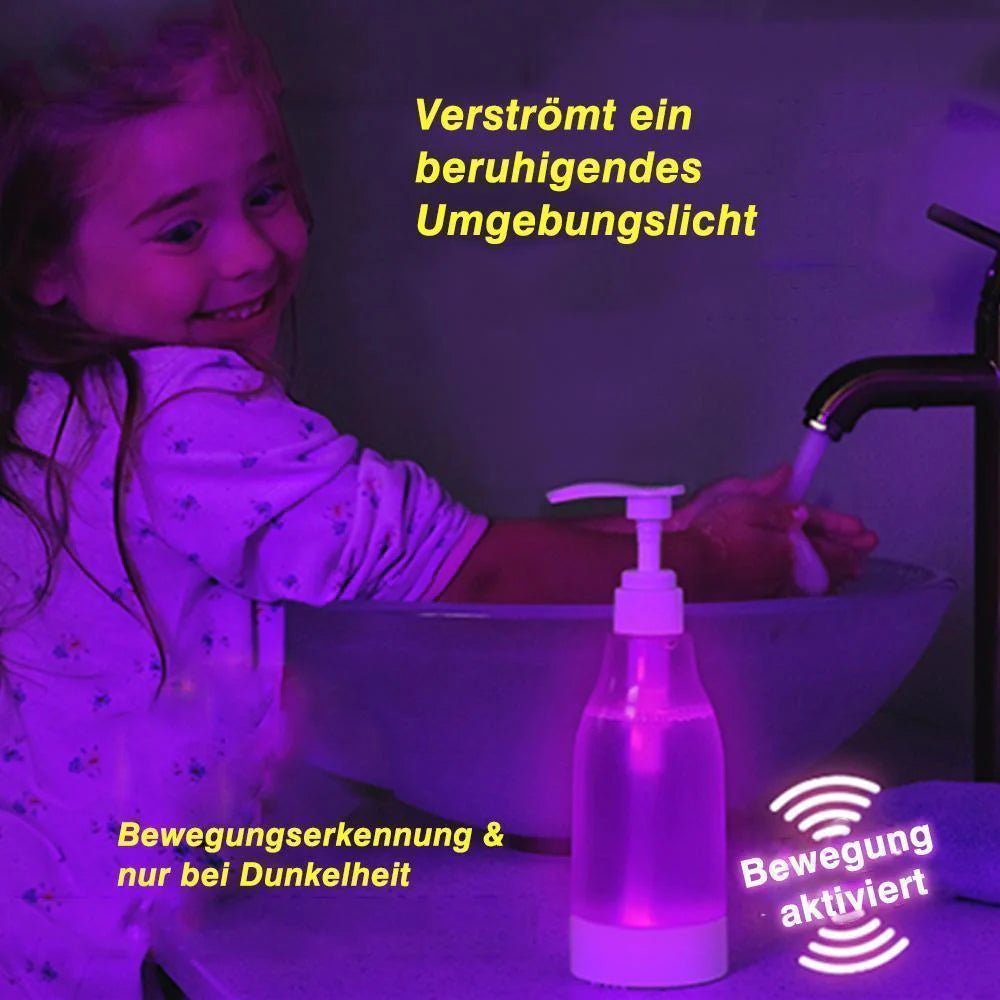 Automatischer Seifenspender mit LED-Beleuchtung