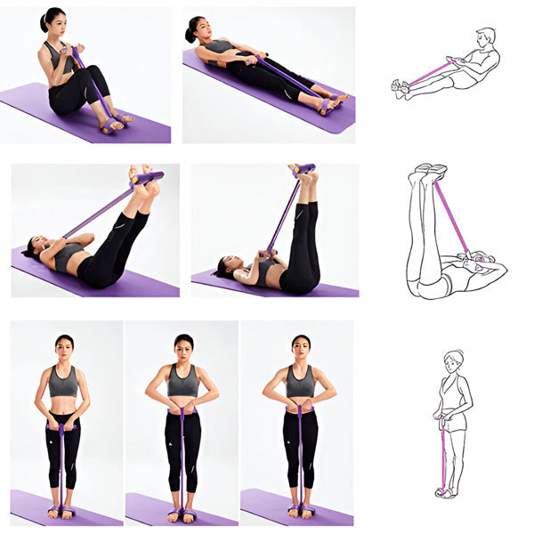 Elastisches Trainingsseil für effektives Muskeltraining