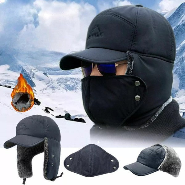 Thermo-Wintermütze mit Schutz