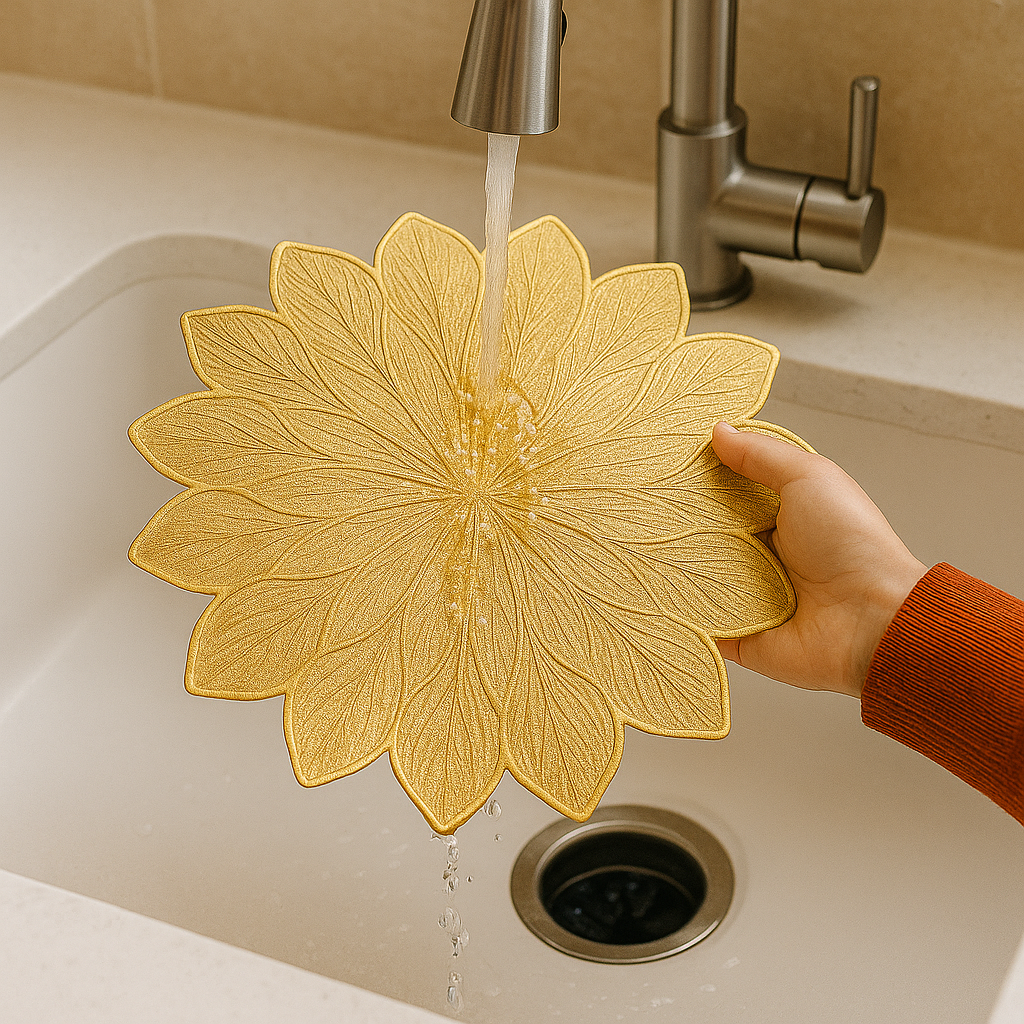 Tischblüte Design-Set – Schutz trifft Eleganz