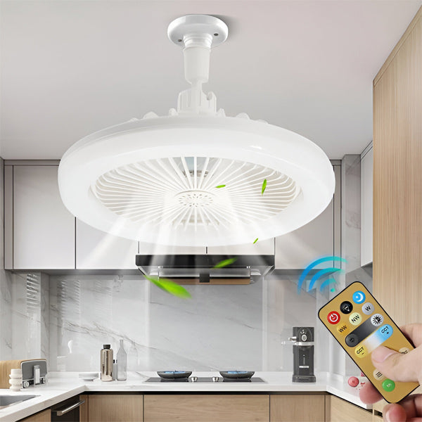 Moderner Deckenventilator mit Licht