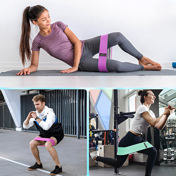 Extrem haltbare und rutschfeste Fitnessbänder (3 Stk.)