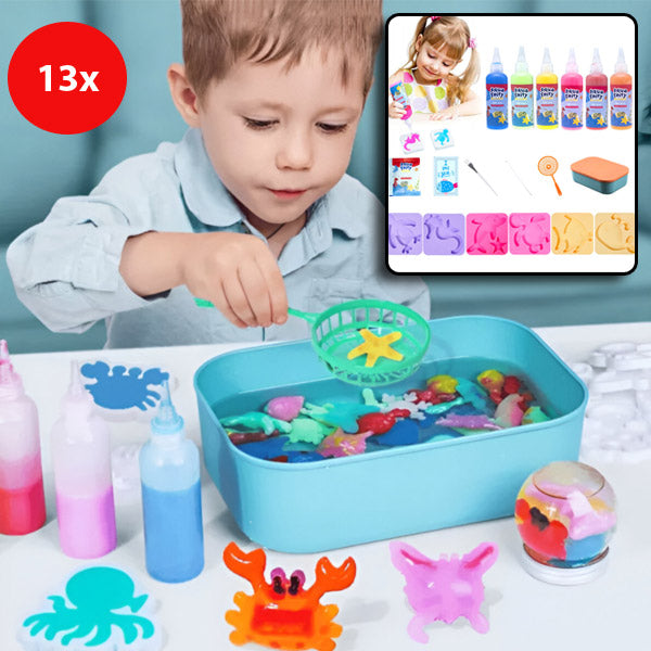 Kreatives DIY-Wasserbauset für Kinder (13 Stk.)