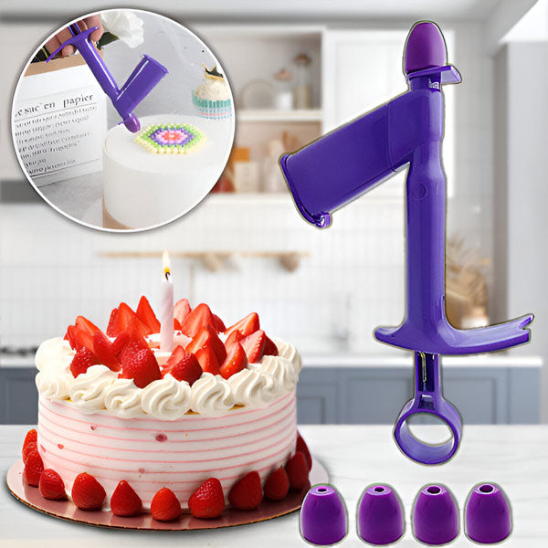 2-in-1 Zuckerperlen-Applikator & Fondant-PrÀger