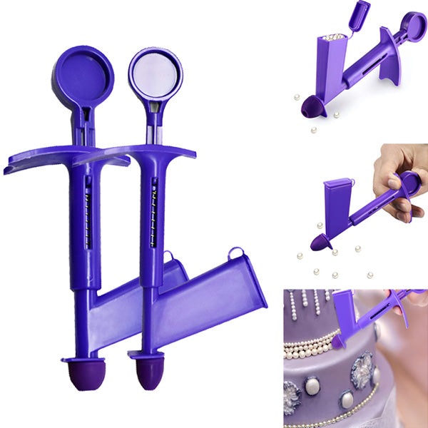 2-in-1 Zuckerperlen-Applikator & Fondant-PrÀger