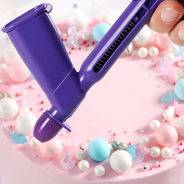 2-in-1 Zuckerperlen-Applikator & Fondant-PrÀger