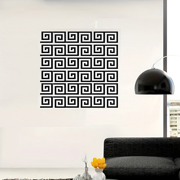 Luxuriöse Spiegel-Wandsticker (10er-Set)