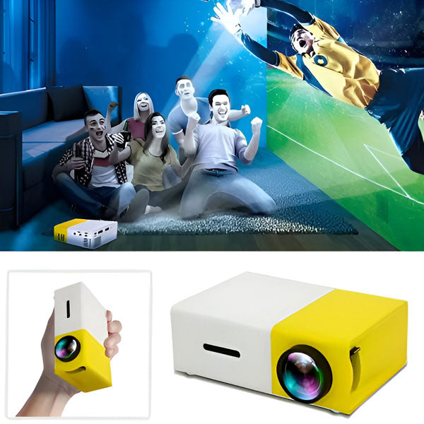 Mini-Heimkino-Projektor mit HD-Qualität