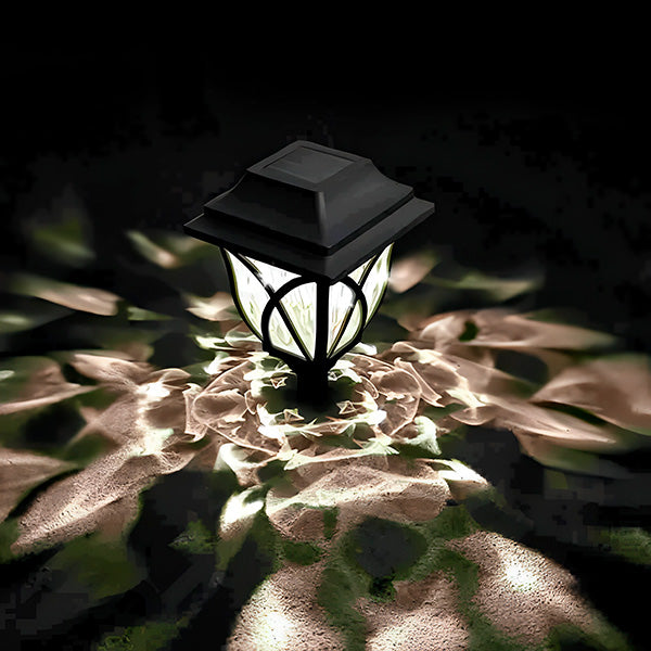 Solarbetriebene LED-Gartenleuchten (2 Stk.)
