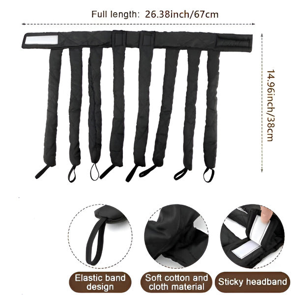 Wärmeloses Haarband für Locken