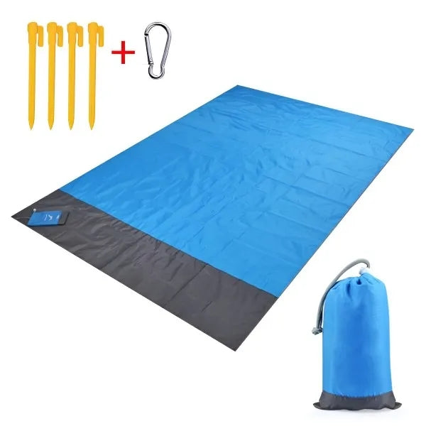 Kompakte Outdoor-Decke für Picknick & Strandurlaub