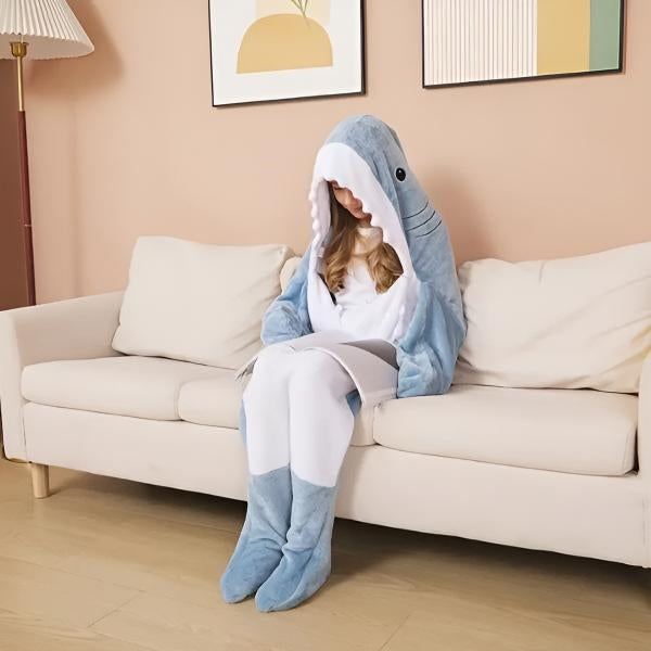 Hai Traum-Kuscheldecke