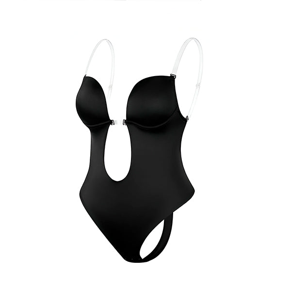 Figurbetonter Bodysuit mit offenem Rücken
