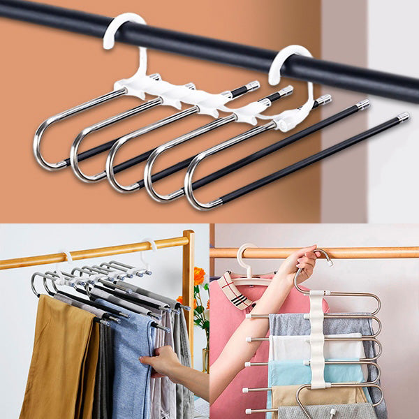 Multifunktionaler Kleiderbügel – Perfekt für Hosen
