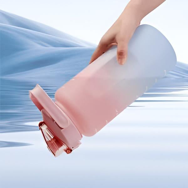 Wasserflaschen mit Motivationssprüchen (3er-Set)