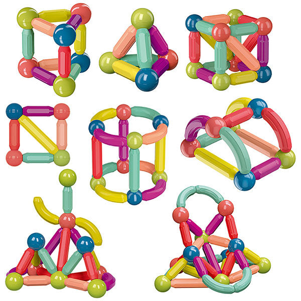 Lernspielzeug Magnet-Bausteine (42 Stk.)