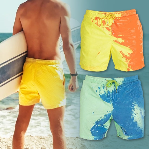 Badehose mit Farbwechseleffekt
