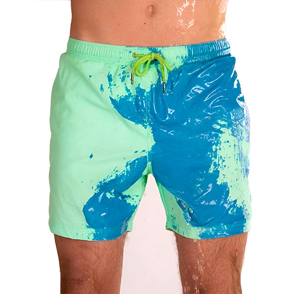 Badehose mit Farbwechseleffekt