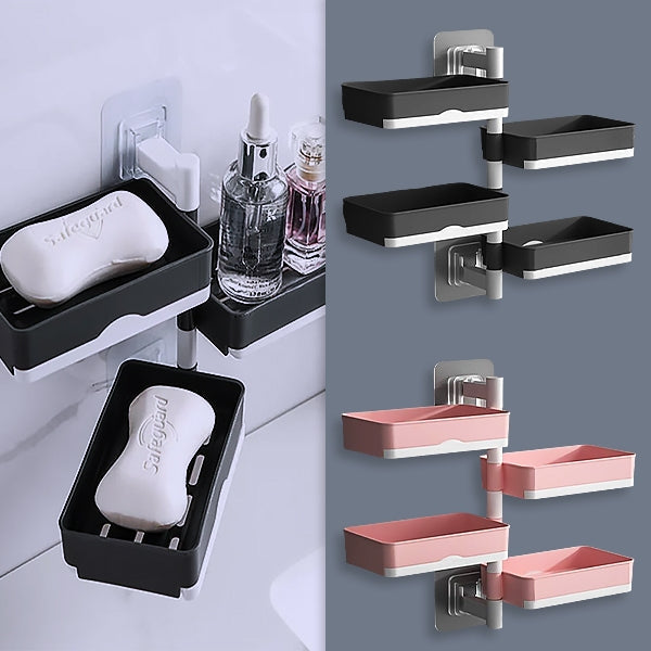 4-stufiges Badezimmeregal zur Wandmontage
