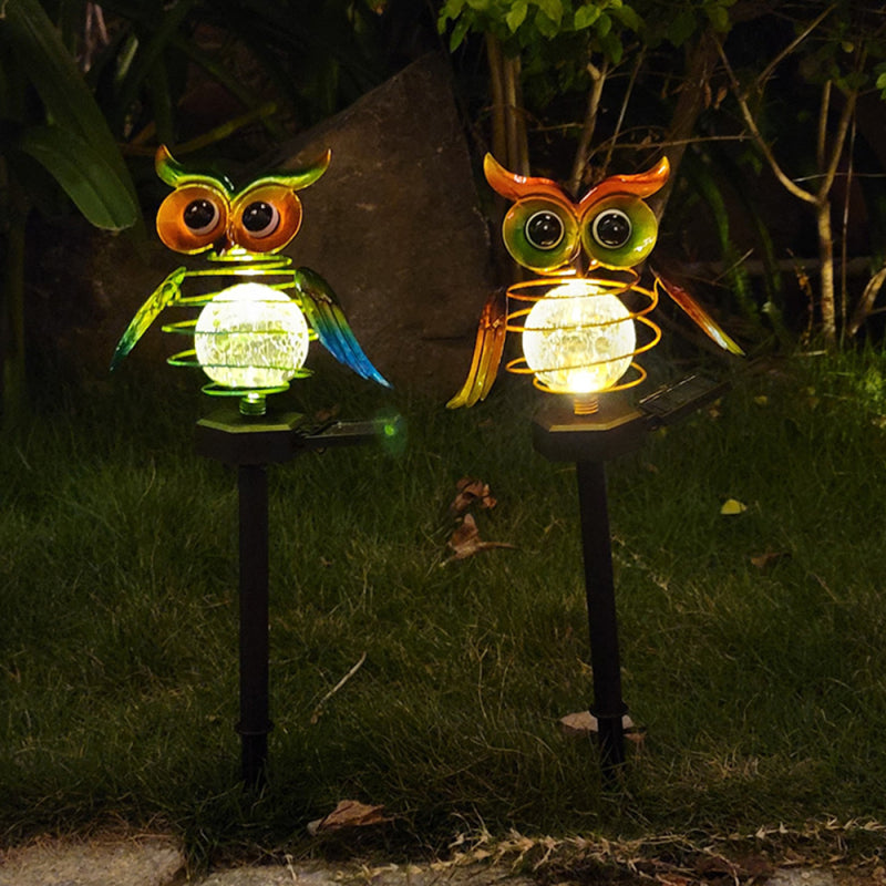 Wasserdichte Eulenlampe für Gartenwege