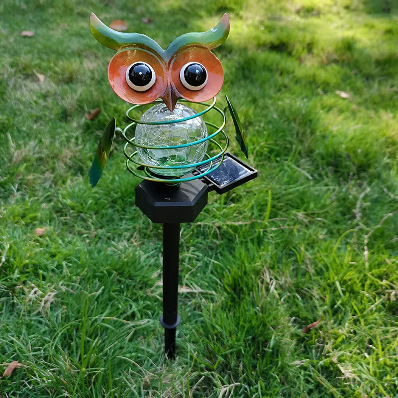 Wasserdichte Eulenlampe für Gartenwege