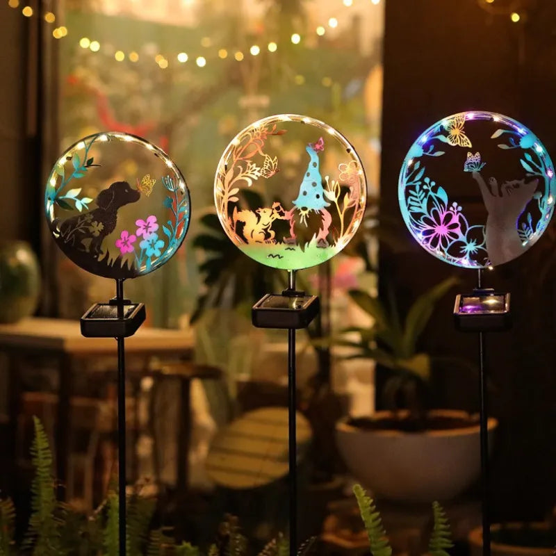 Tierisches LED-Stimmungslicht für den Garten