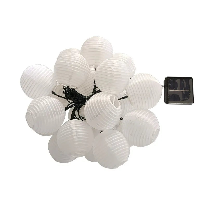 Kreative Solar-Lichterkette aus Stoff