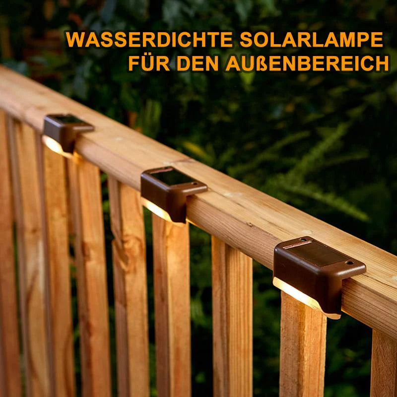 Solar-LED-Gartenleuchte mit Bewegungsmelder (4 Stk.)