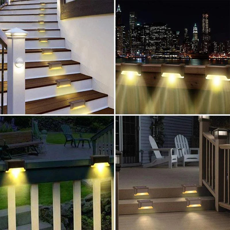 Solar-LED-Gartenleuchte mit Bewegungsmelder (4 Stk.)
