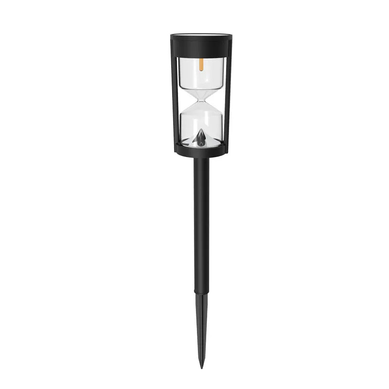 Dekorative Sanduhr-Lampe für Rasenflächen