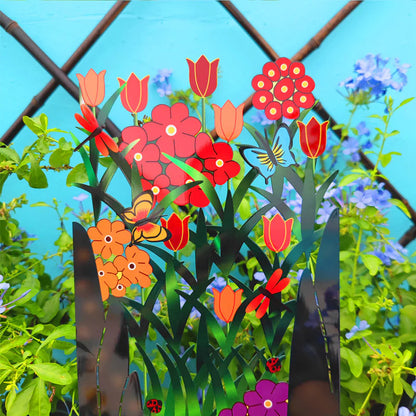 Gartendekoration für den Zaun