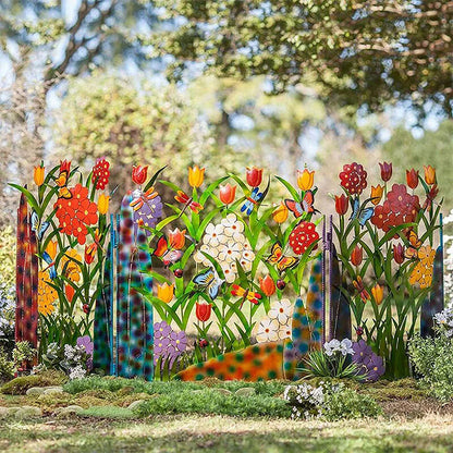 Gartendekoration für den Zaun