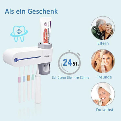 2-in-1 desinfizierender Zahnbürstenhalter