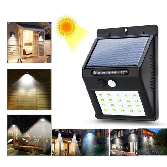 LED Solar-Wandleuchte mit Bewegungssensor