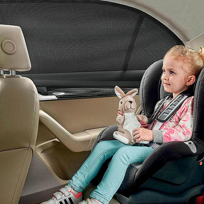 Auto-Sonnenvorhänge mit einfacher Befestigung (4 Stk.)