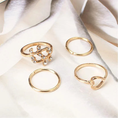 Moderne Ringe (4 Stk.)
