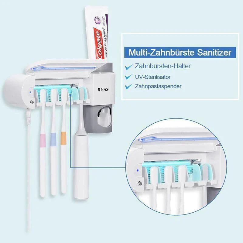 2-in-1 desinfizierender Zahnbürstenhalter